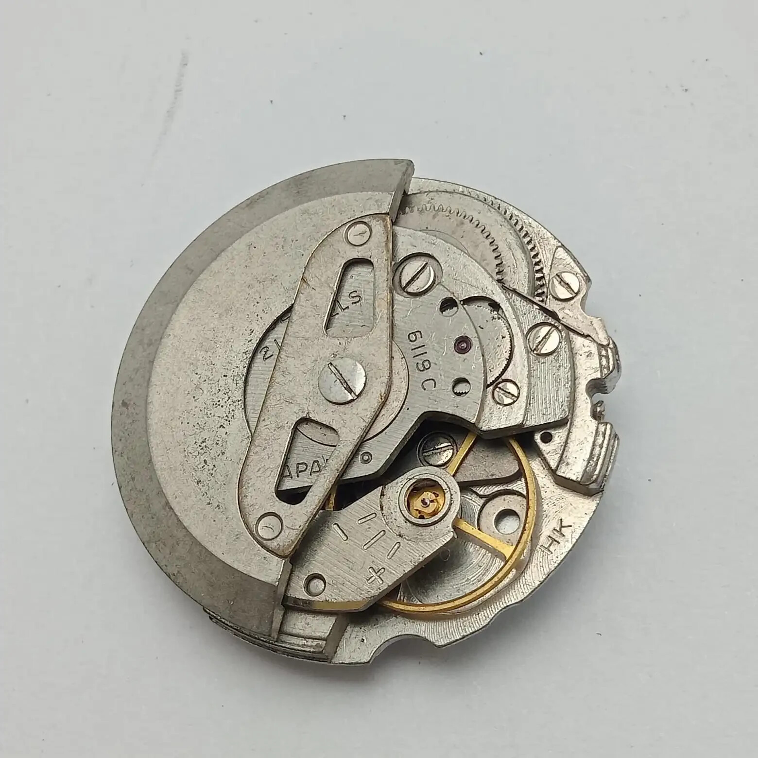 Seiko Automatic 6119 C Vintage Watch Movement For Parts