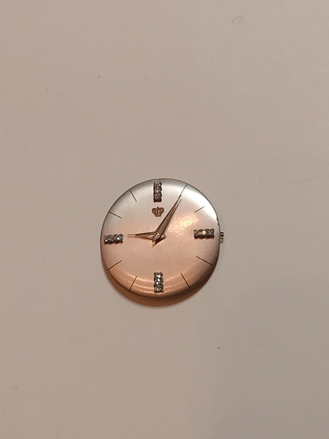 jules jurgensen watch Movement With 12 Diamonds Real White Natyral 17 Jewels…