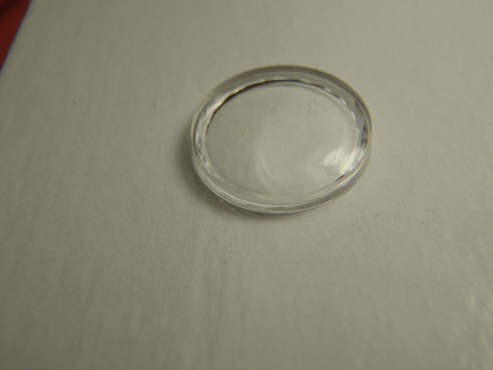 FWC HIGH ROUND Diamond Edge PLASTIC WATCH CRYSTAL 12.8 MM NOS