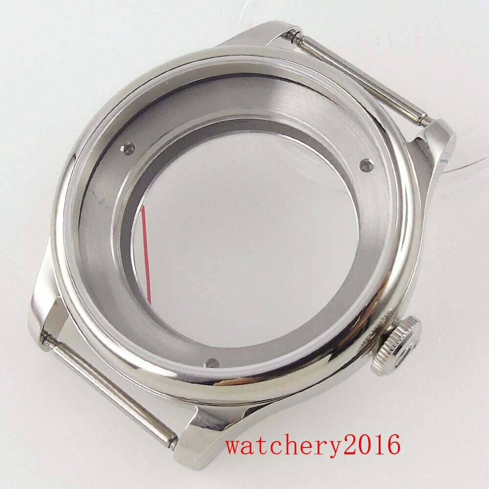 39mm Sapphire Glass Stainless Watch Case fit for Miyota 8215 821A 8205 DG 2813