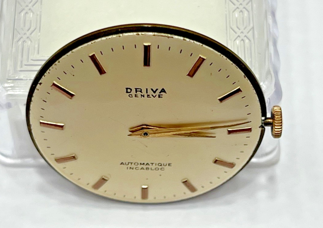 Dial & Movement Manual Eta 2390 Driva Geneve Jewels 17 Swiss Made Running