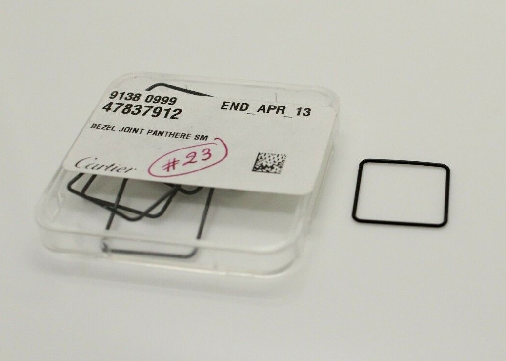 Cartier Gasket 47837912 Bezel Joint PANTHERE for Crystal Size 13.9 x 13.9 #23