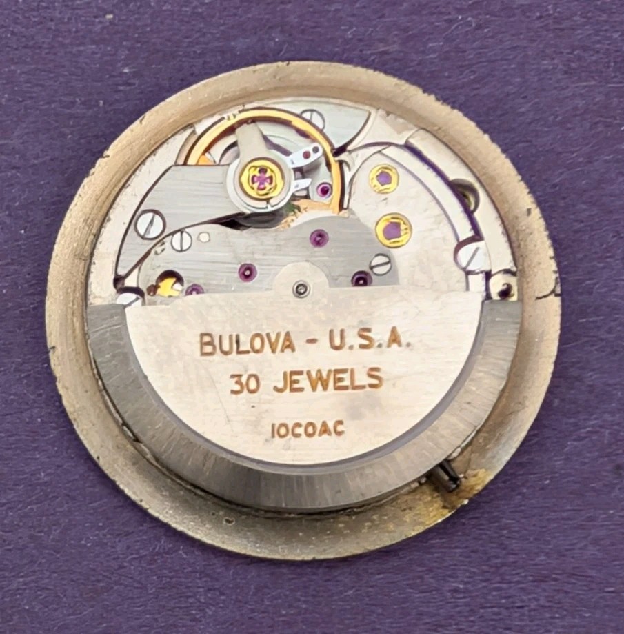 Bulova 30 jewel Automatic mov’t (cal 10COAC) Running Order!