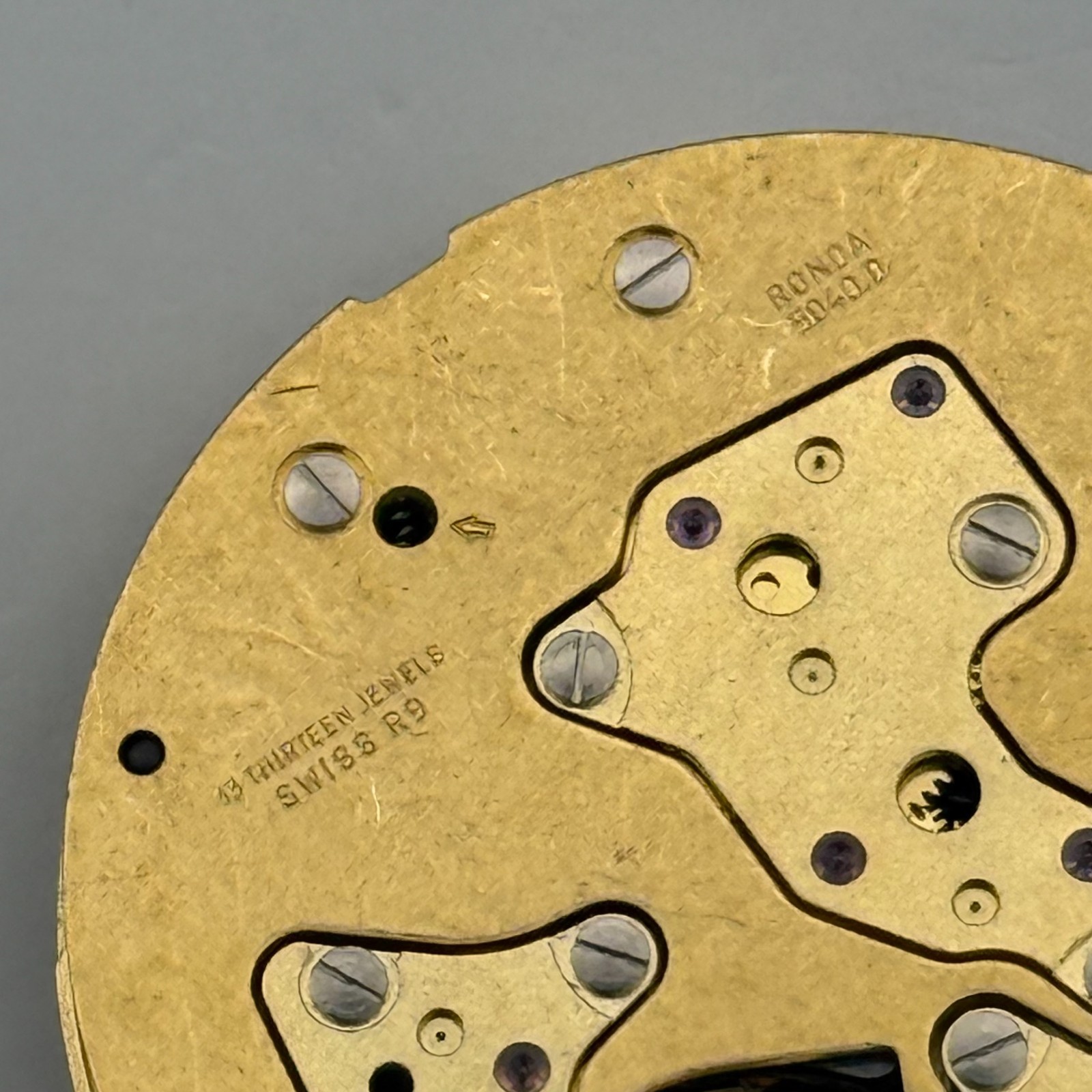 Ronda 5040.D Watch Movement Quartz Swiss R9 13 Jewels Parts Repair Spares 28.5mm