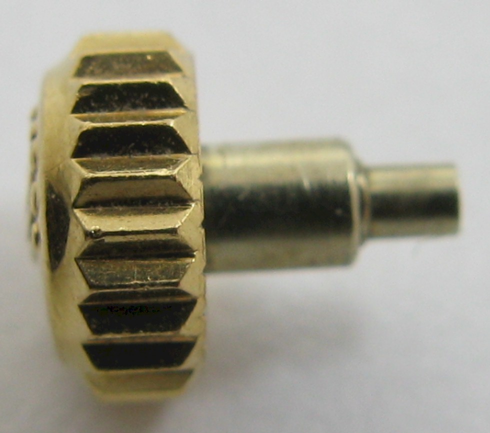 Rolex yellow gold Crown diameter 5.95 mm tap 10 / used