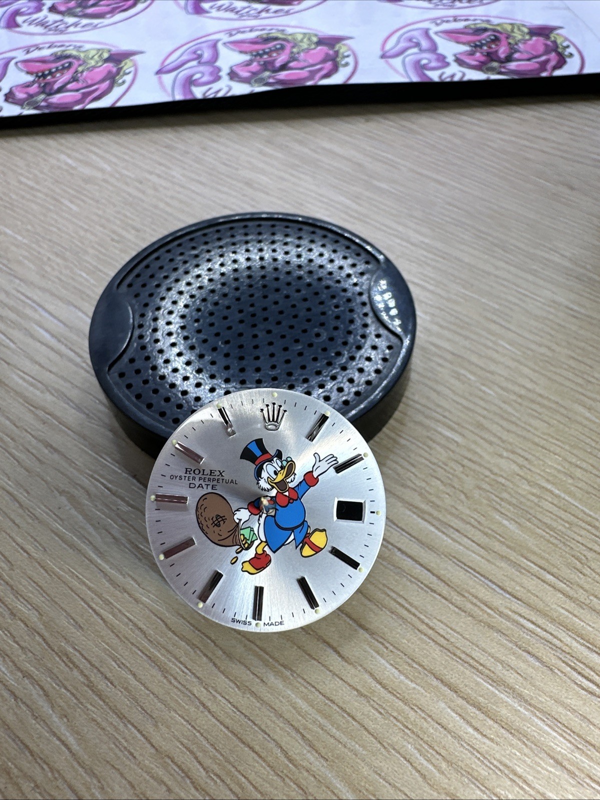 Donald Duck Rolex Date 15200 Cal. Dial 3135