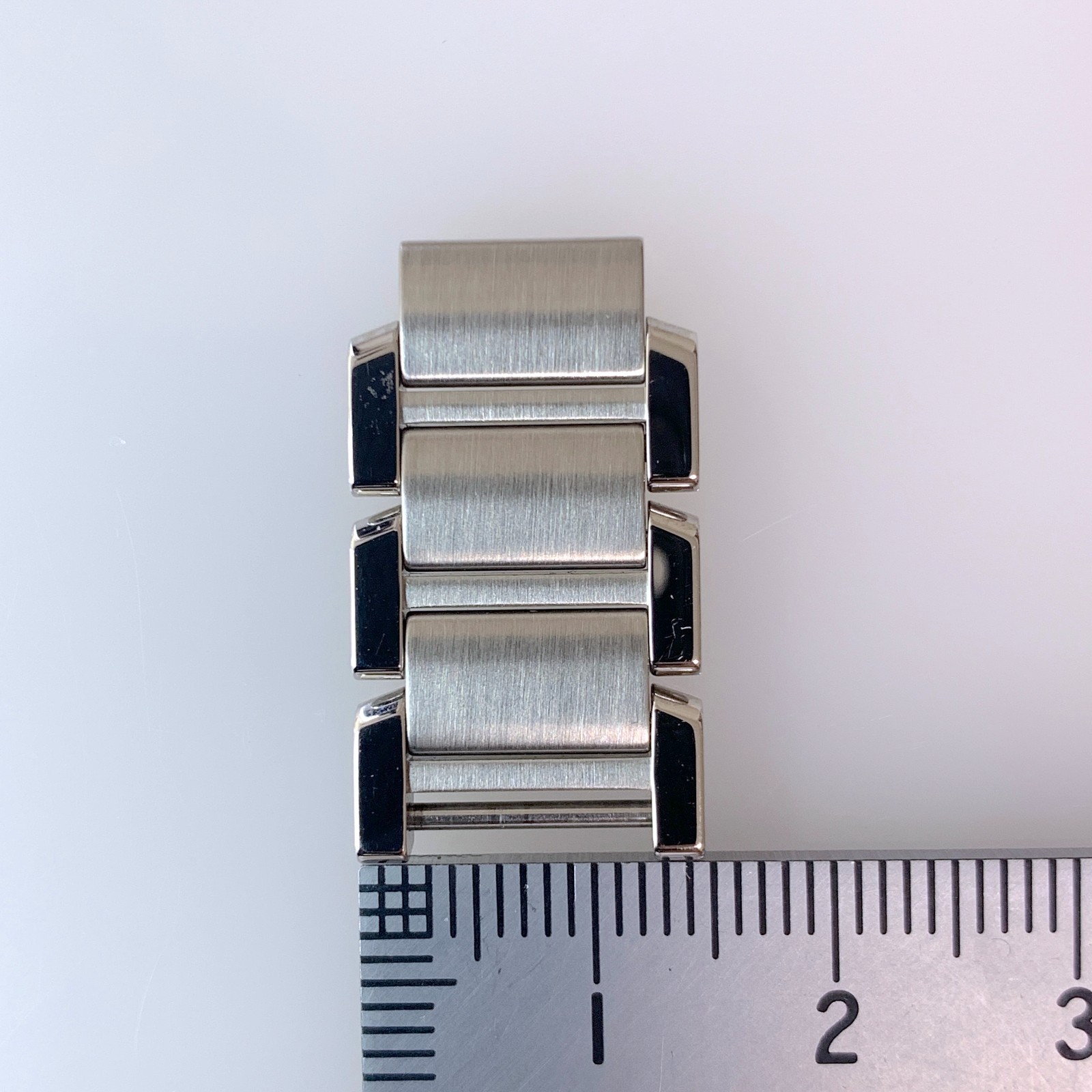 Genuine Cartier Tank Francaise 14.5mm 3P Link Watch Band Bracelet SS