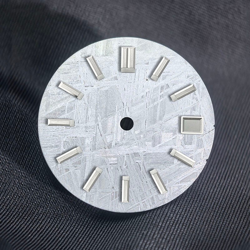 DS Natural Real Meteorite Dial 28.5MM NH35/34 Personalized custom logo and text