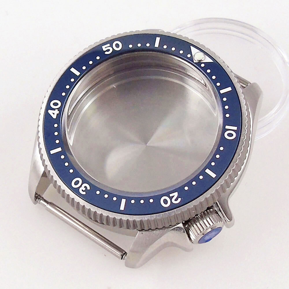 37mm Sapphire Glass Watch Case For NH35 NH36 ETA 2824 movement MOD SKX 013