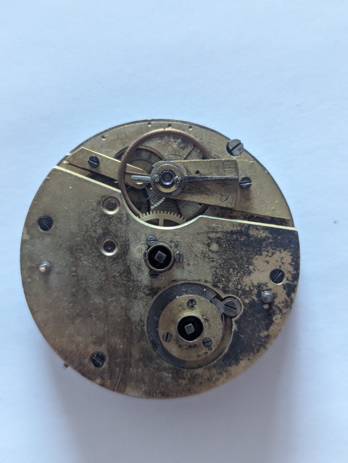 Vintage Fattorini & Sons Pocket Watch Movement (Runs)