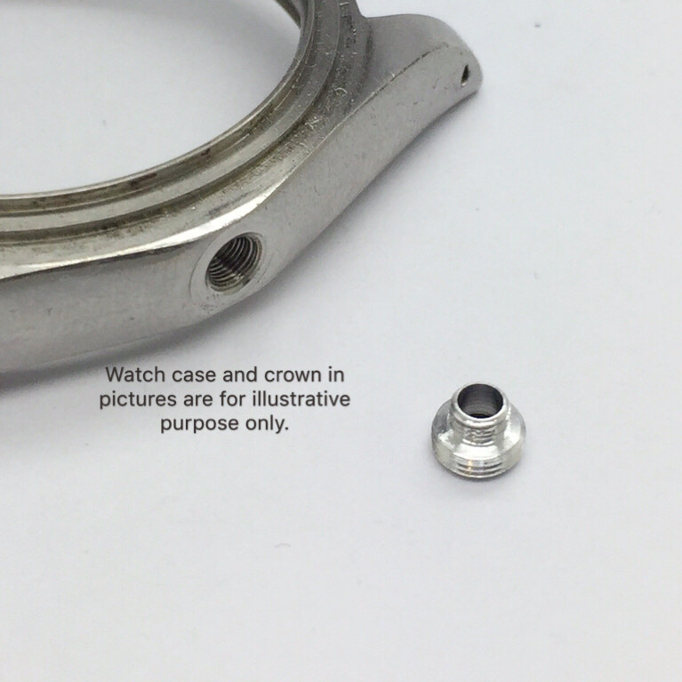 Case Crown Tube with Gasket for Rolex 5.3mm crown, 6694 Oysterdate 6424, 6444