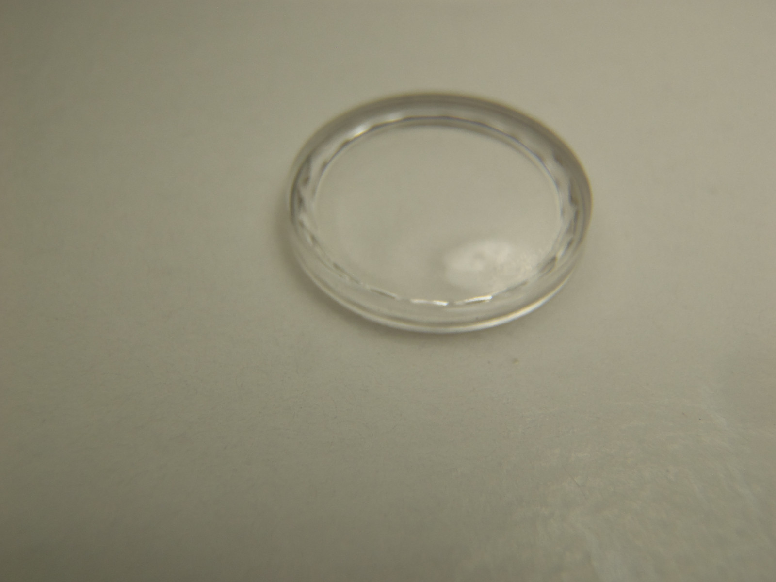 FWC HIGH ROUND Diamond Edge PLASTIC WATCH CRYSTAL 13.0 MM NOS