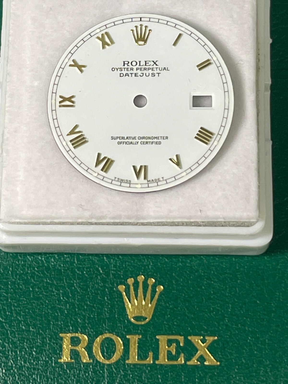 Factory Original Rolex 16233 16013 116233 White Porcelain Dial for 36mm Datejust