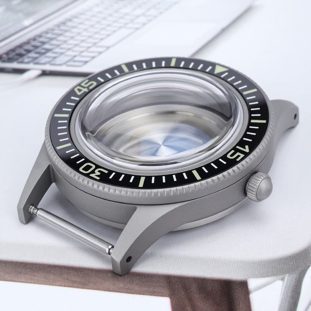 40mm Retro Watch Case Modify Fifty Fathoms Sapphire 10ATM For Seiko NH35 34 NH36
