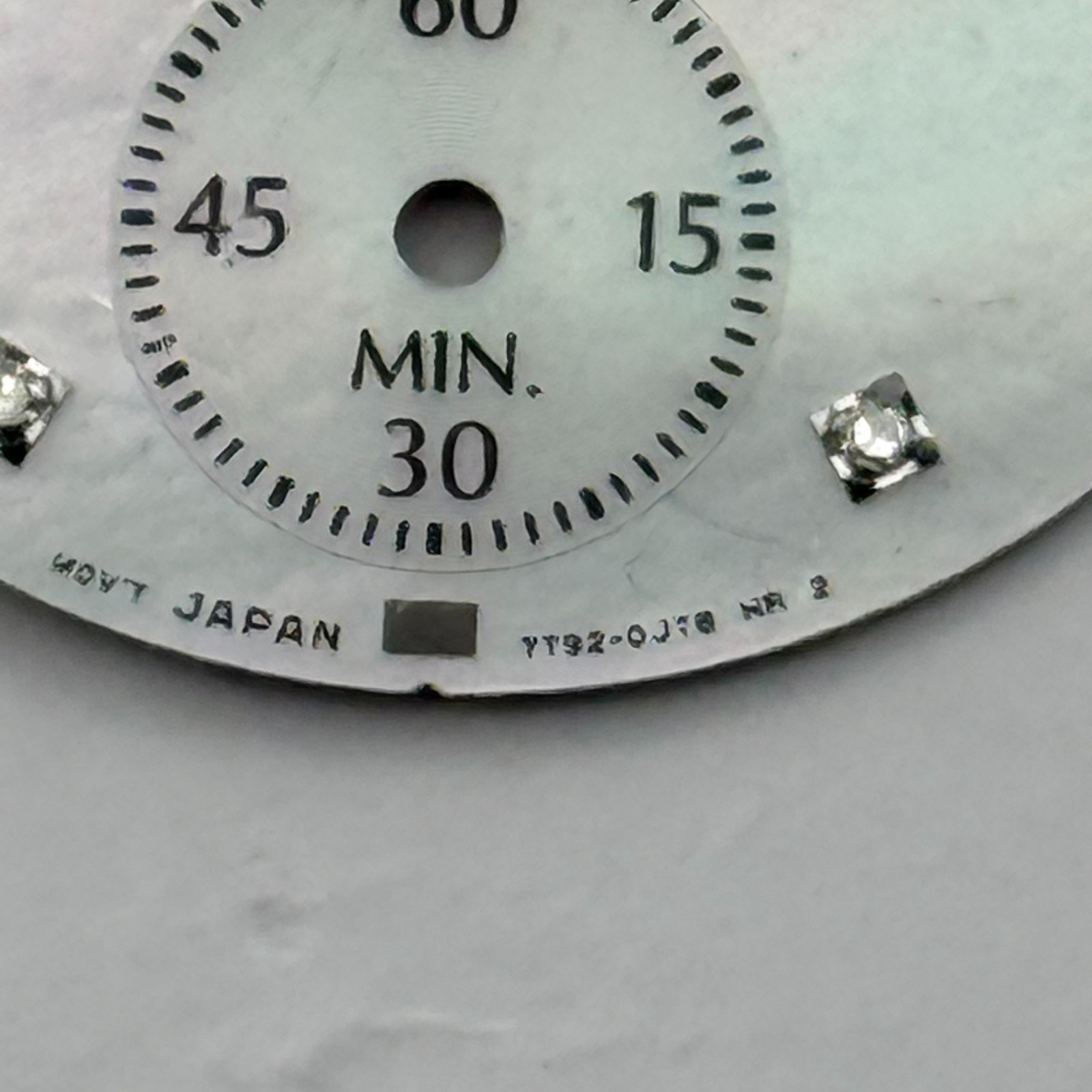 Seiko 7T92-0JT0 Watch Dial Sportura Chronograph MOP Spare Parts Repair 26.5mm