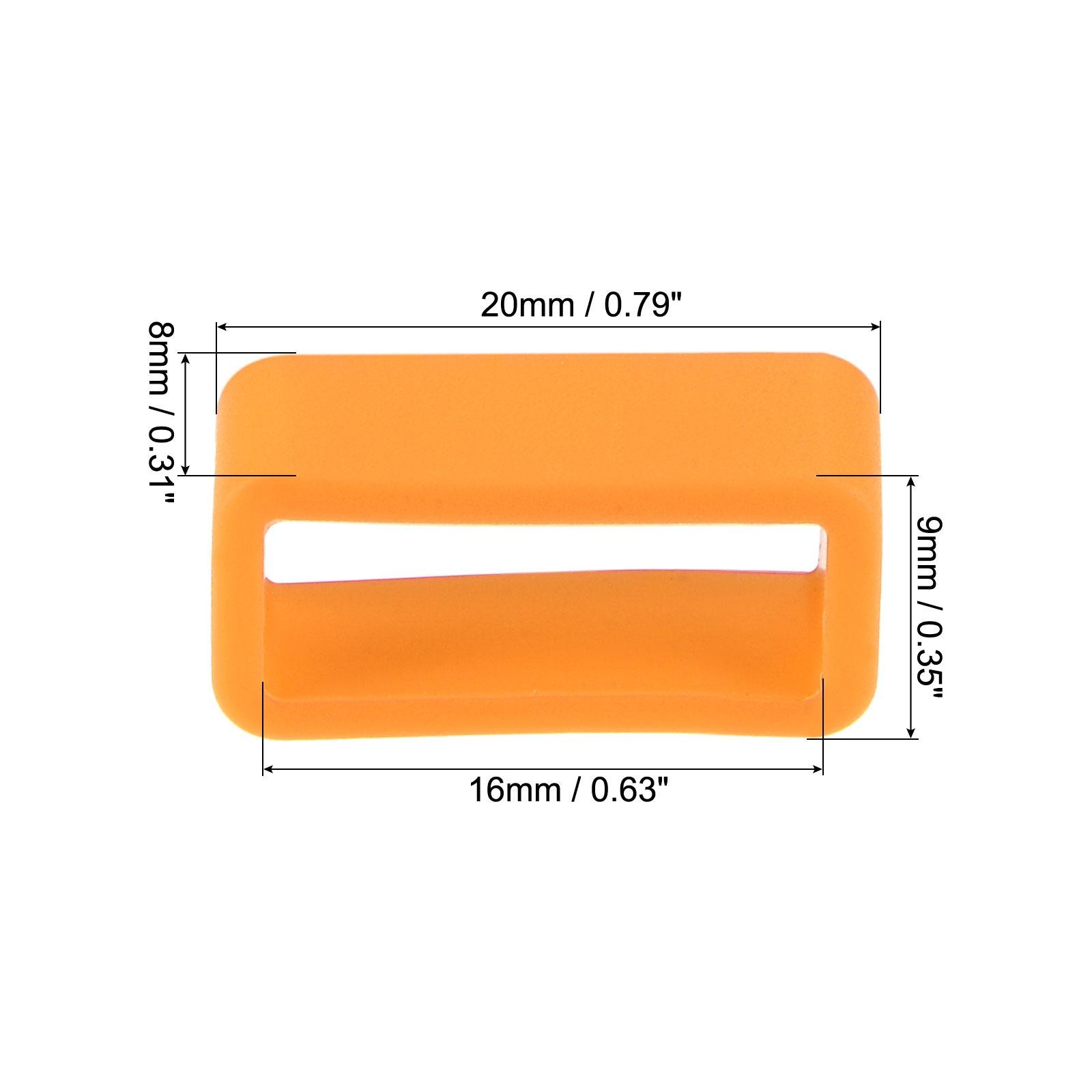 Watch strap Slots strap, for 16mm watch strap, orange 4pcs