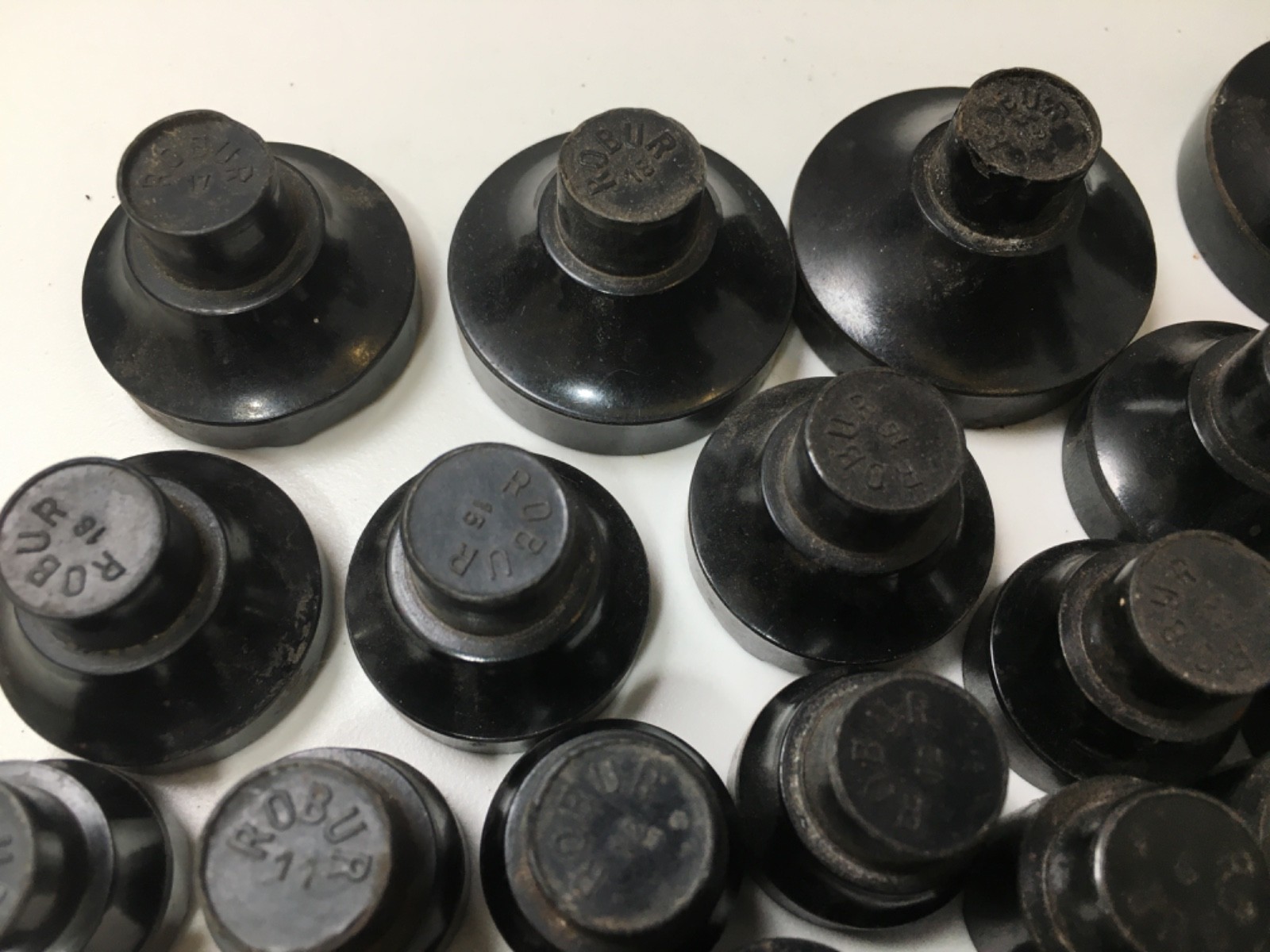 Robur Crystal Press Dies Acrylic/Bakelite Used Various Sizes