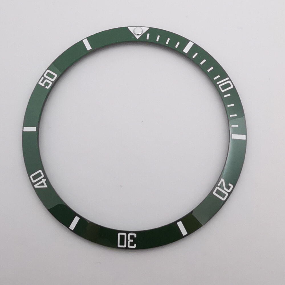 34mm ceramic watch bezel insert suitable fit corgeut 36mm automatic watch case