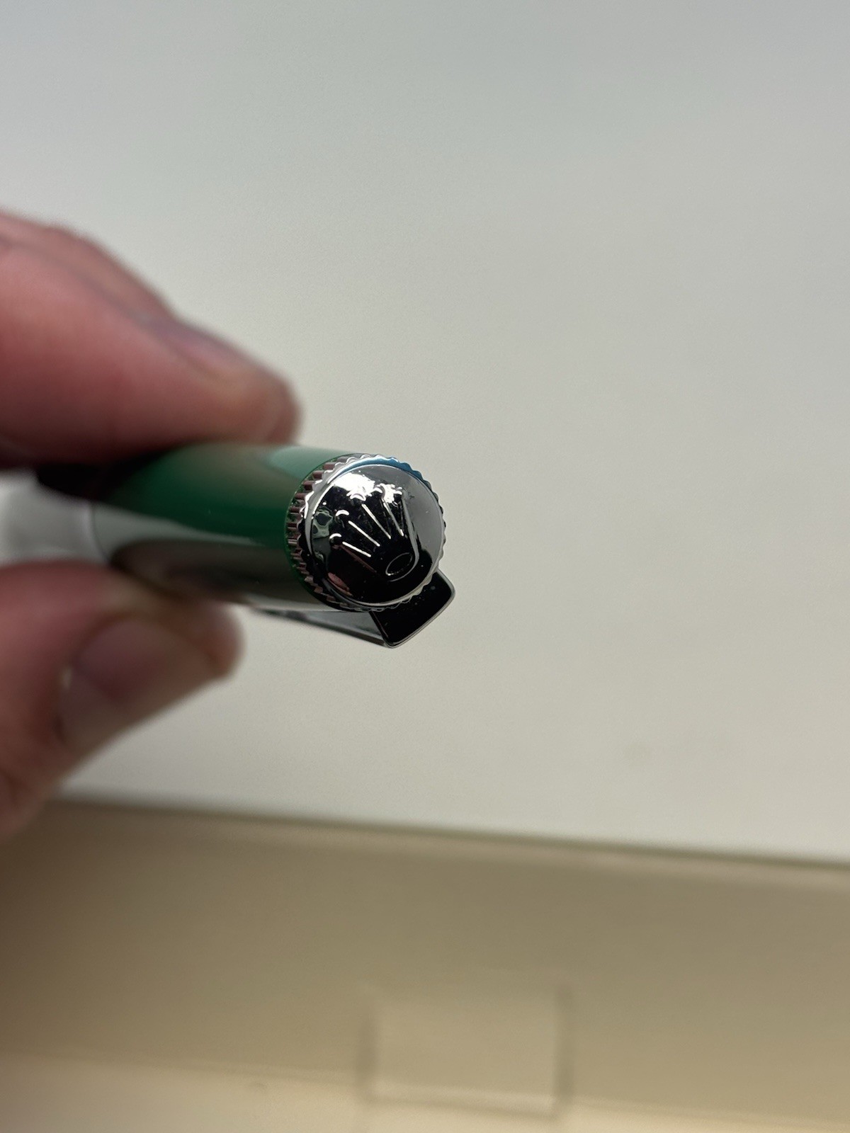 Rolex Classic Green Ballpoint Pen In Presentation Gift Genuine