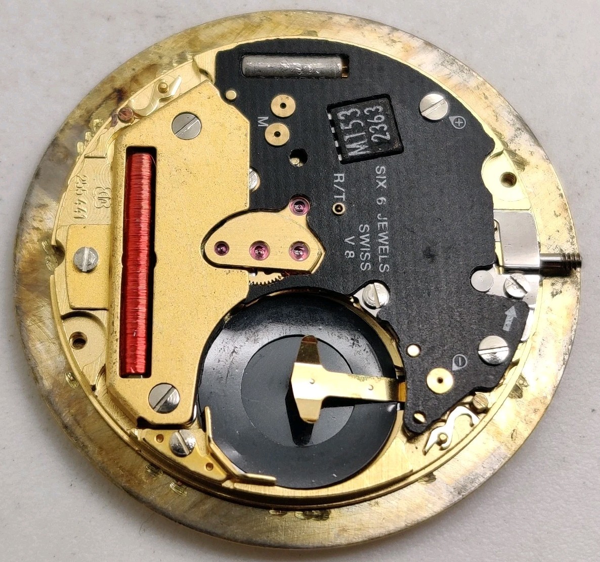 ETA Cal. 255.441 Swiss quartz watch movement For Repair