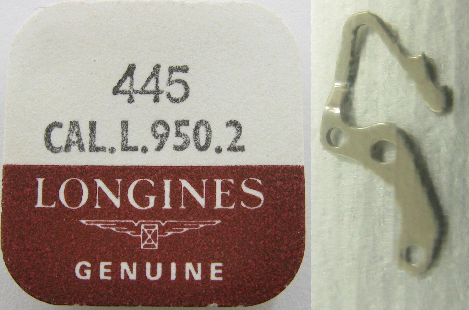 Longines L 950.2 setting lever spring watch movement part 445 * sealed *