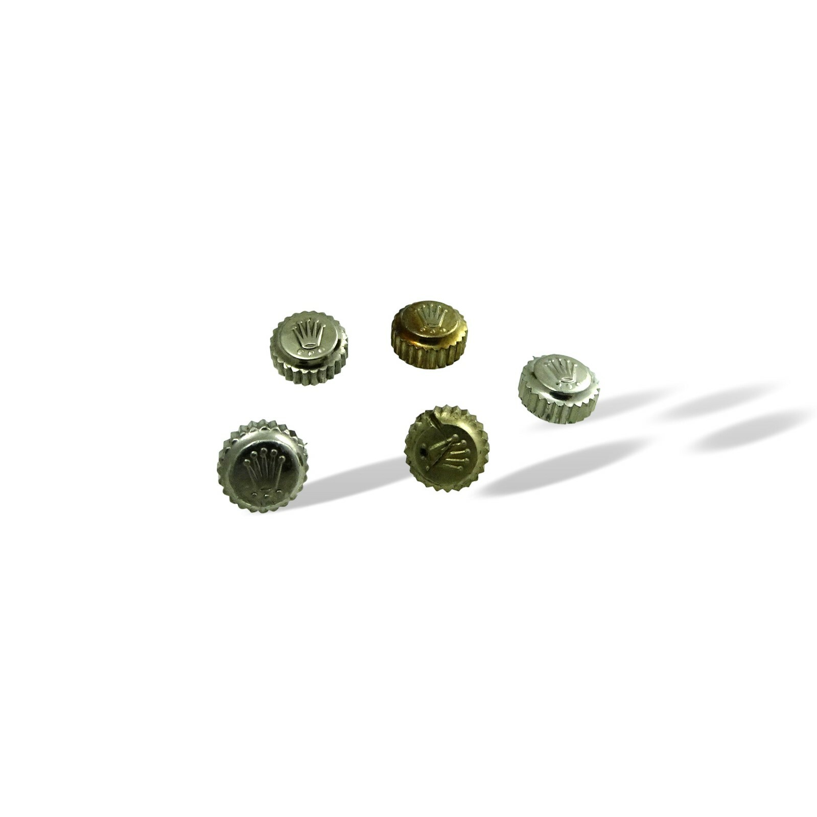 Used Lot of 5 Rolex Double Sea Dweller Submariner 5513 1665 Watch 7mm Crown Part