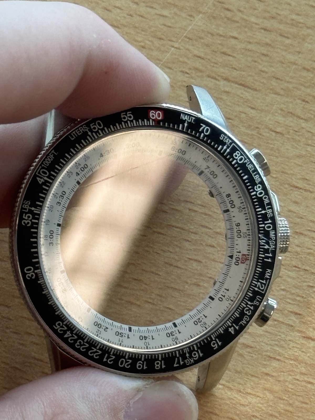 Seiko SSC013 Flightmaster Watch Case – Chronograph – New Old Stock