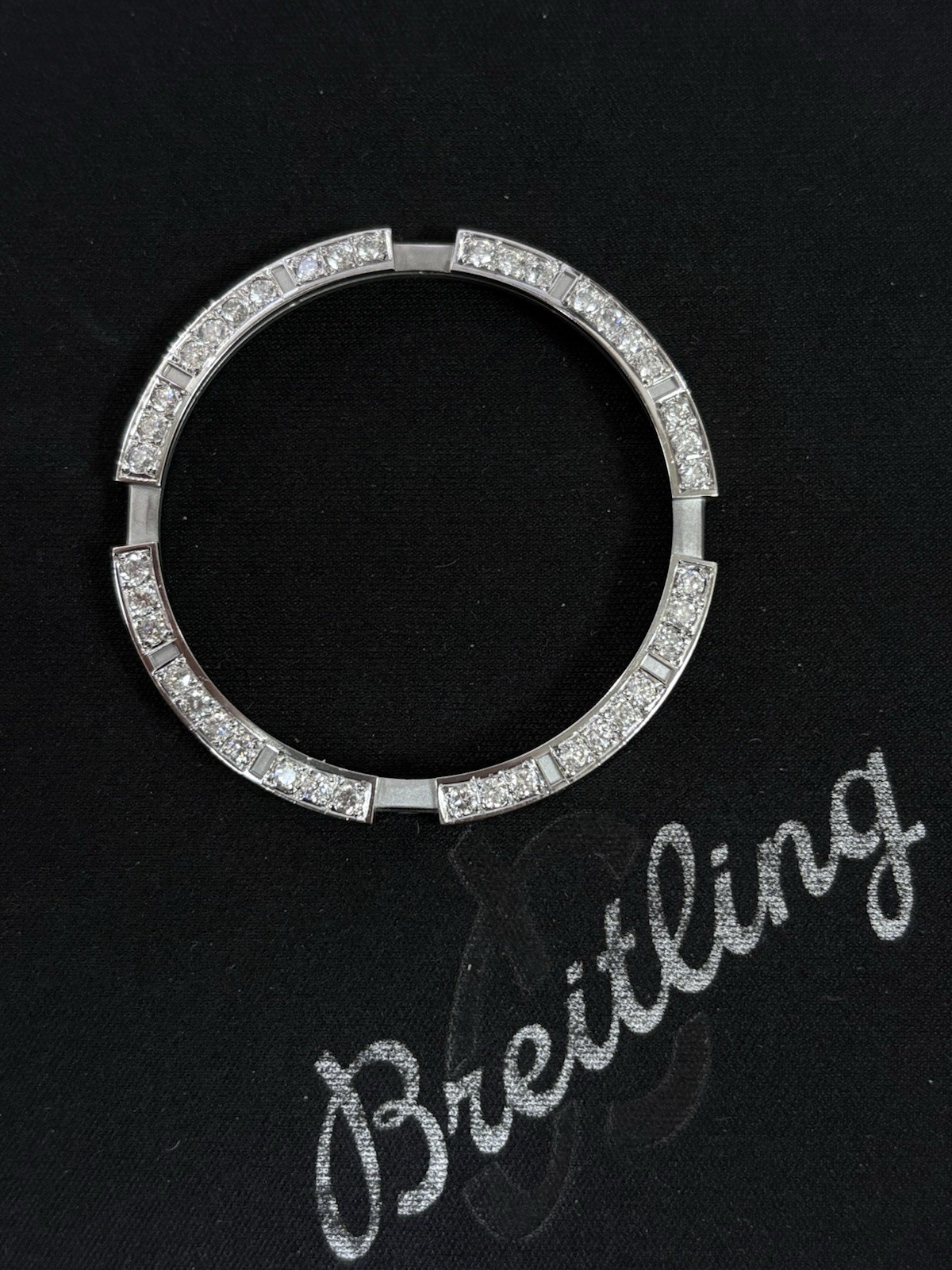 Breitling A13356 B13356 C13356 Chronomat Evolution 1.6 Carat Diamond Watch Bezel