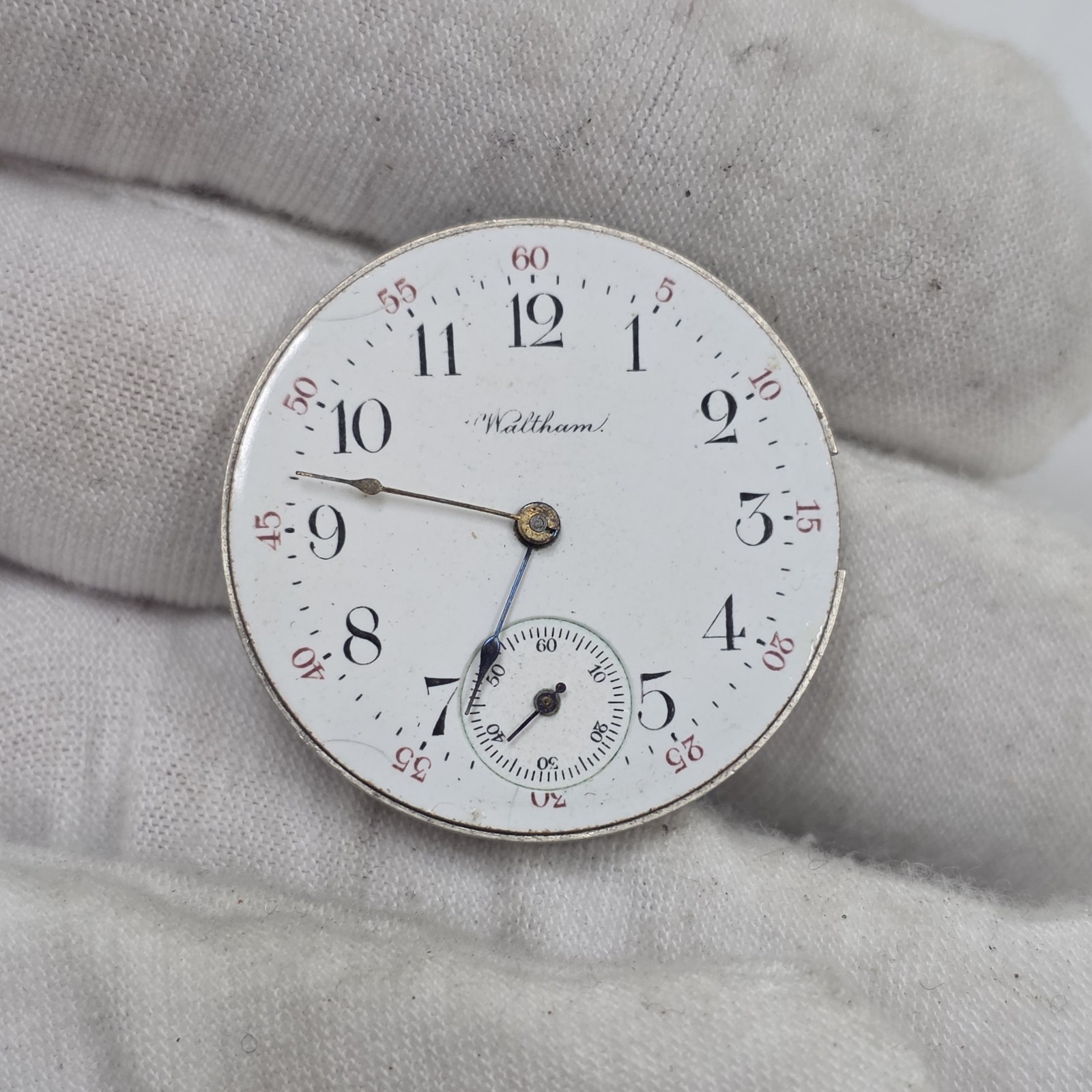 1898 Antique Waltham Grade Seaside Model 1891 Pocket Watch Movement 0s 7j