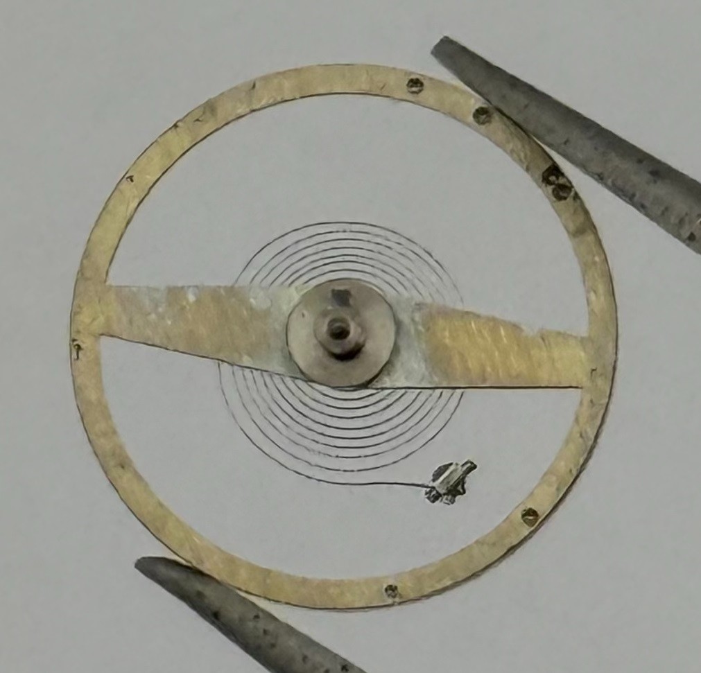 ST 1686 1786 Balance Wheel Complete And Spring Renata 1115 Watch Movement Parts