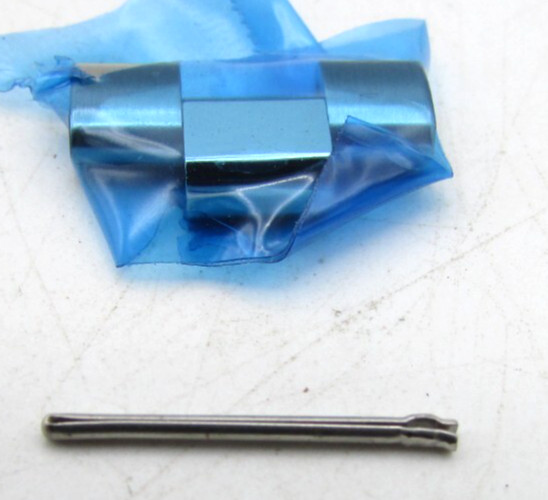 18mm TAG HEUER SILVER TONE STAINLESS STEEL LINK FM0084 WATCH PARTS OR REPAIR W64