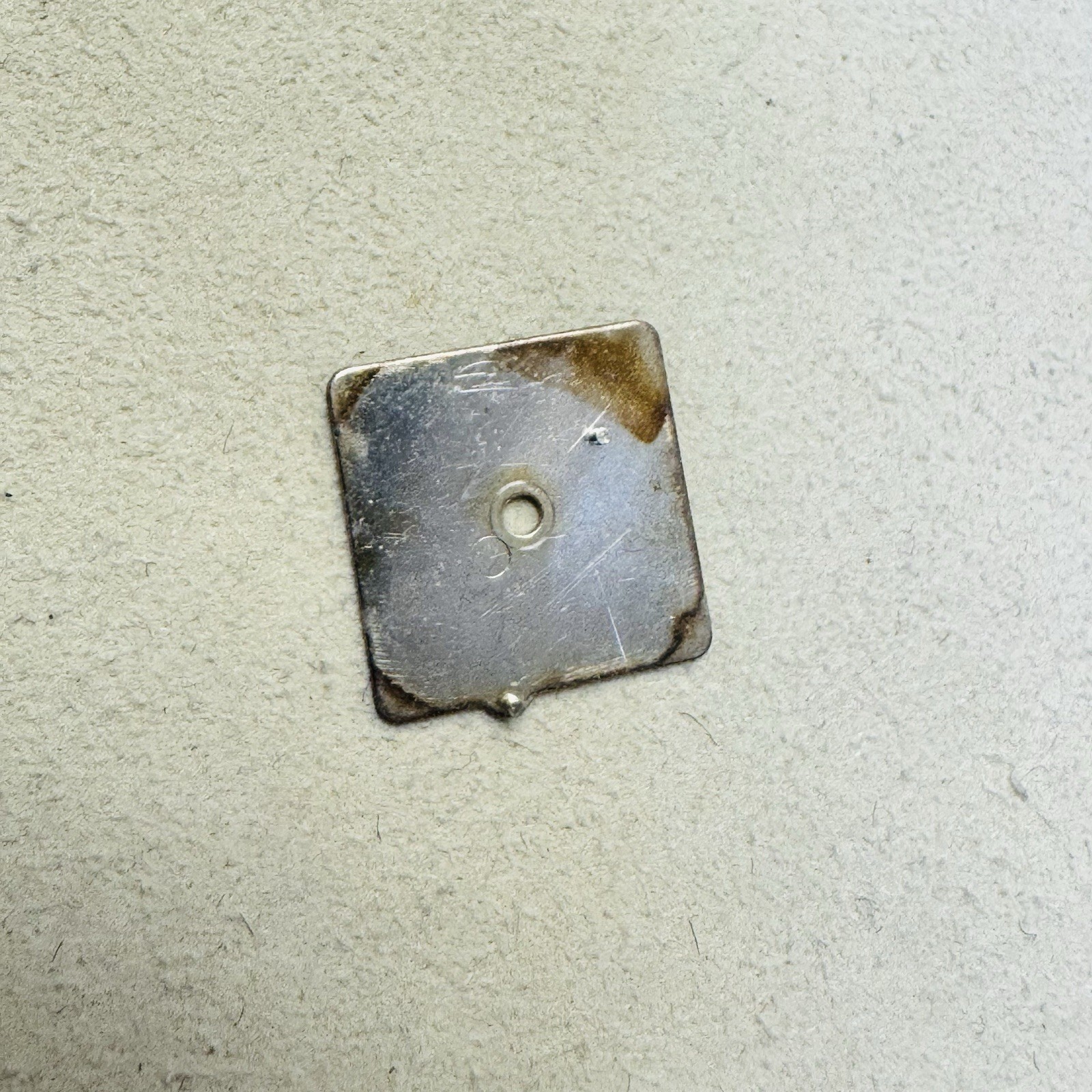 Cartier Panthere Small Square White Dial Part for Repair 13.5×13.3mm