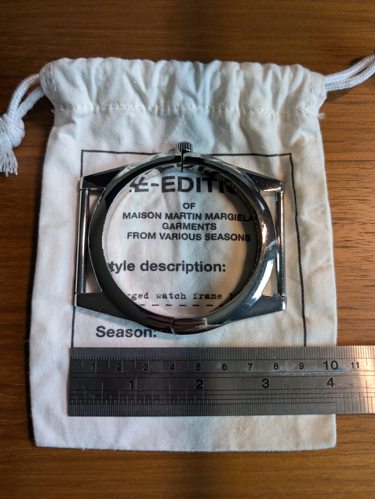 MAISON MARTIN MARGIELA X H&M RE-EDITION ENLARGED WATCH FRAME BRACELET
