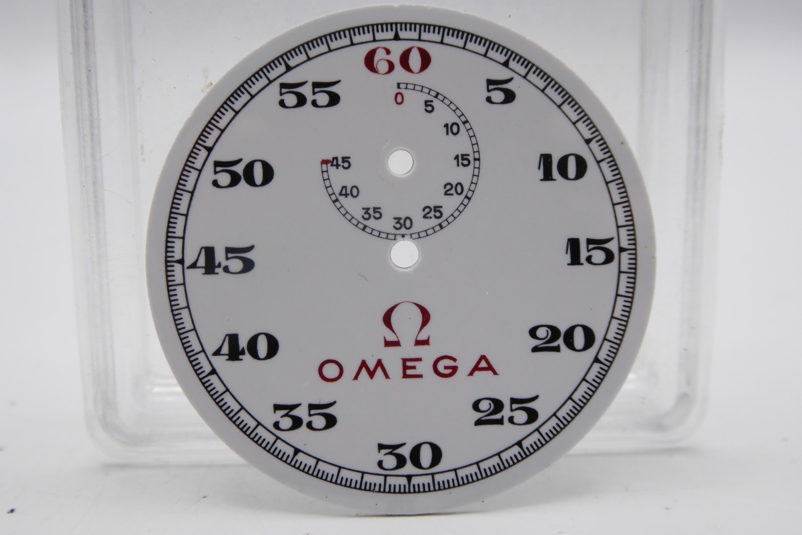 Omega stopwatch vintage dial 43.67mm