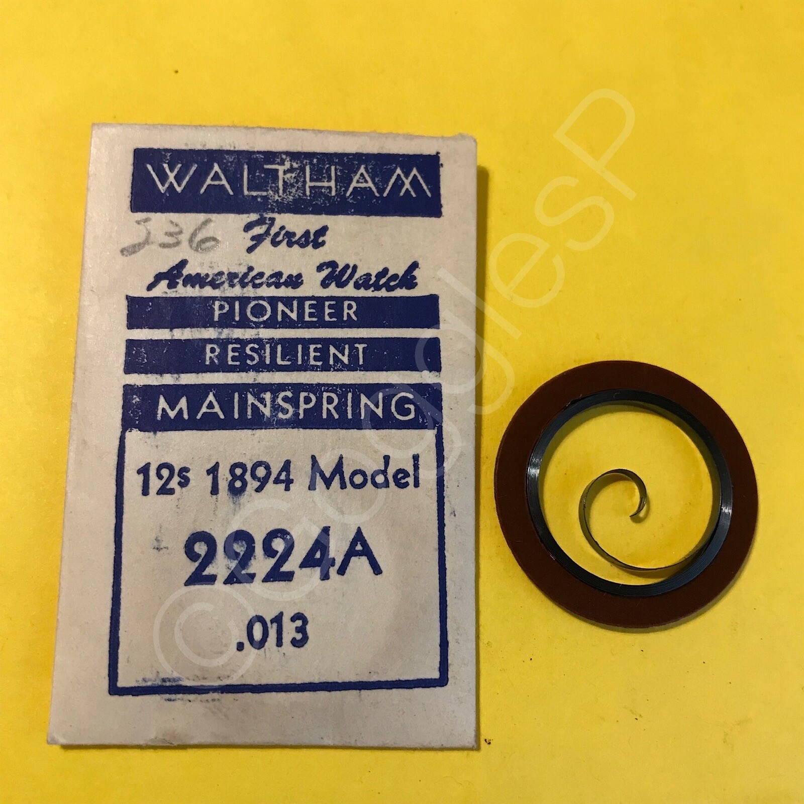 NOS Mainsprings for Waltham Watches 6s to 12s – Select A Style/Size
