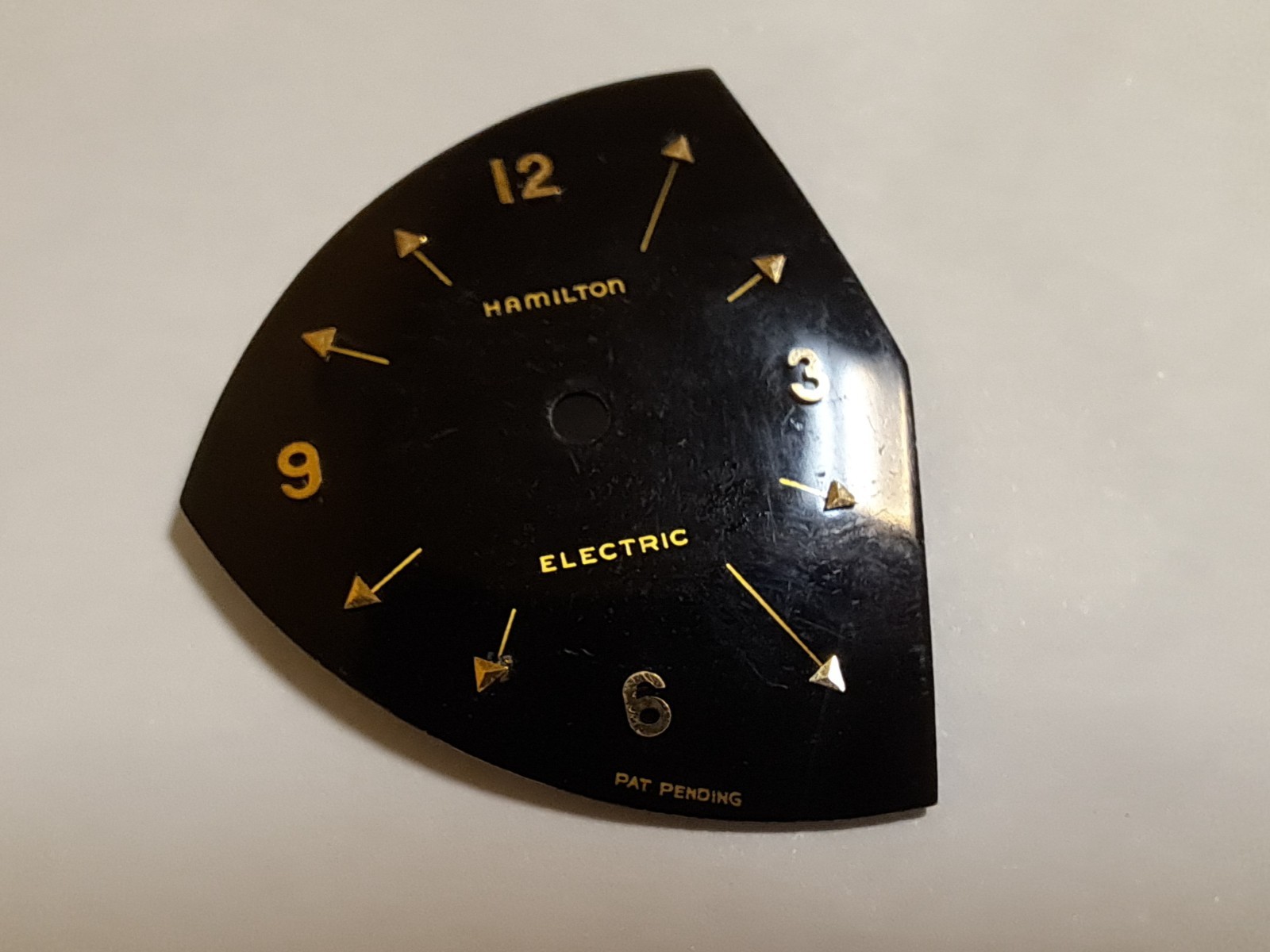 Rare: Original Hamilton Electric Pacer watch dial c
