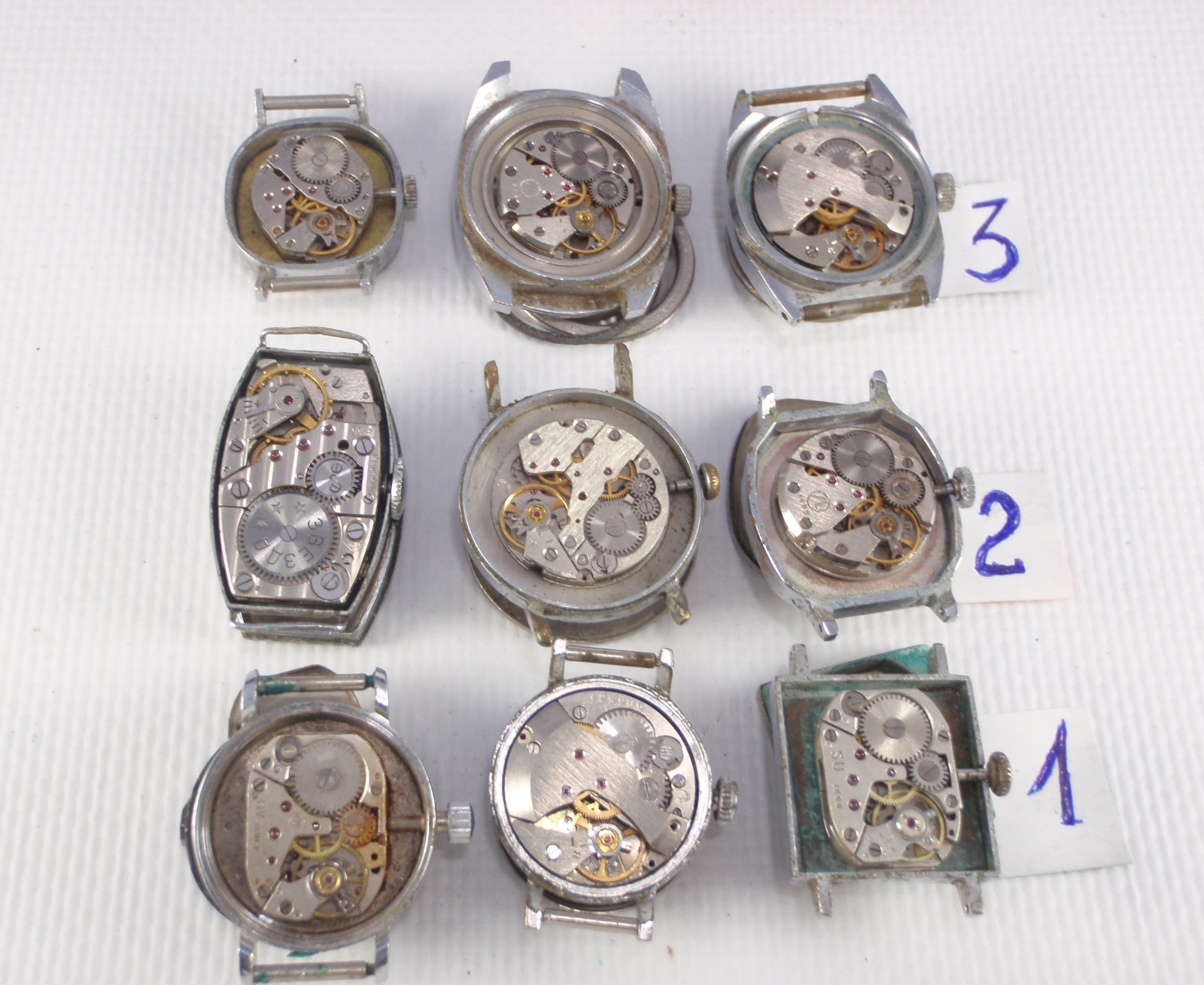 Women’s Watches 30pcs USSR for PARTS or REPAIR Vintage Soviet Mechanical Watch