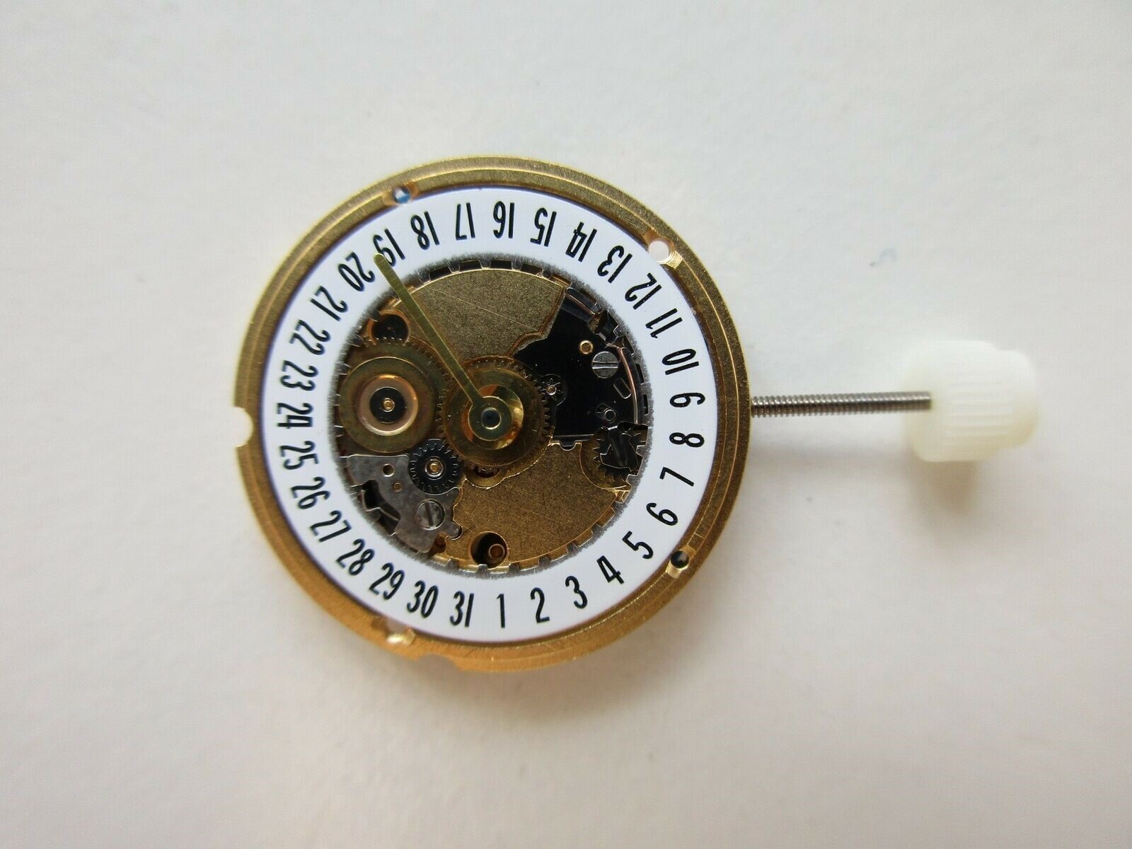 ETA 8¾”‘ cal. 956.412 2 hands white date-6 Swiss N.O.S 7 jewels watch movement