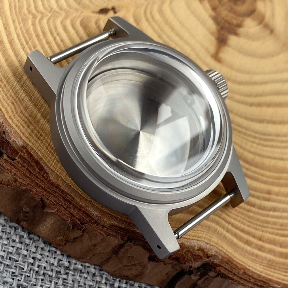 200M Dive Steel Watch Case 36mm Brushed Fit NH35 ETA 2824 PT5000 Domed Sapphire