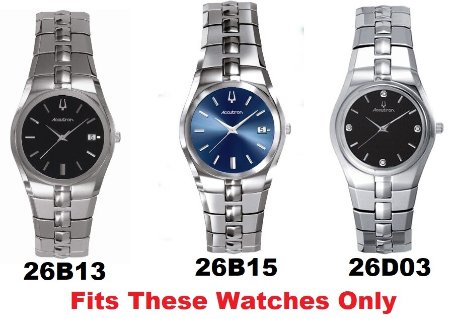 Round Accutron Lucerne Non-Chronograph Watch Sizing Link