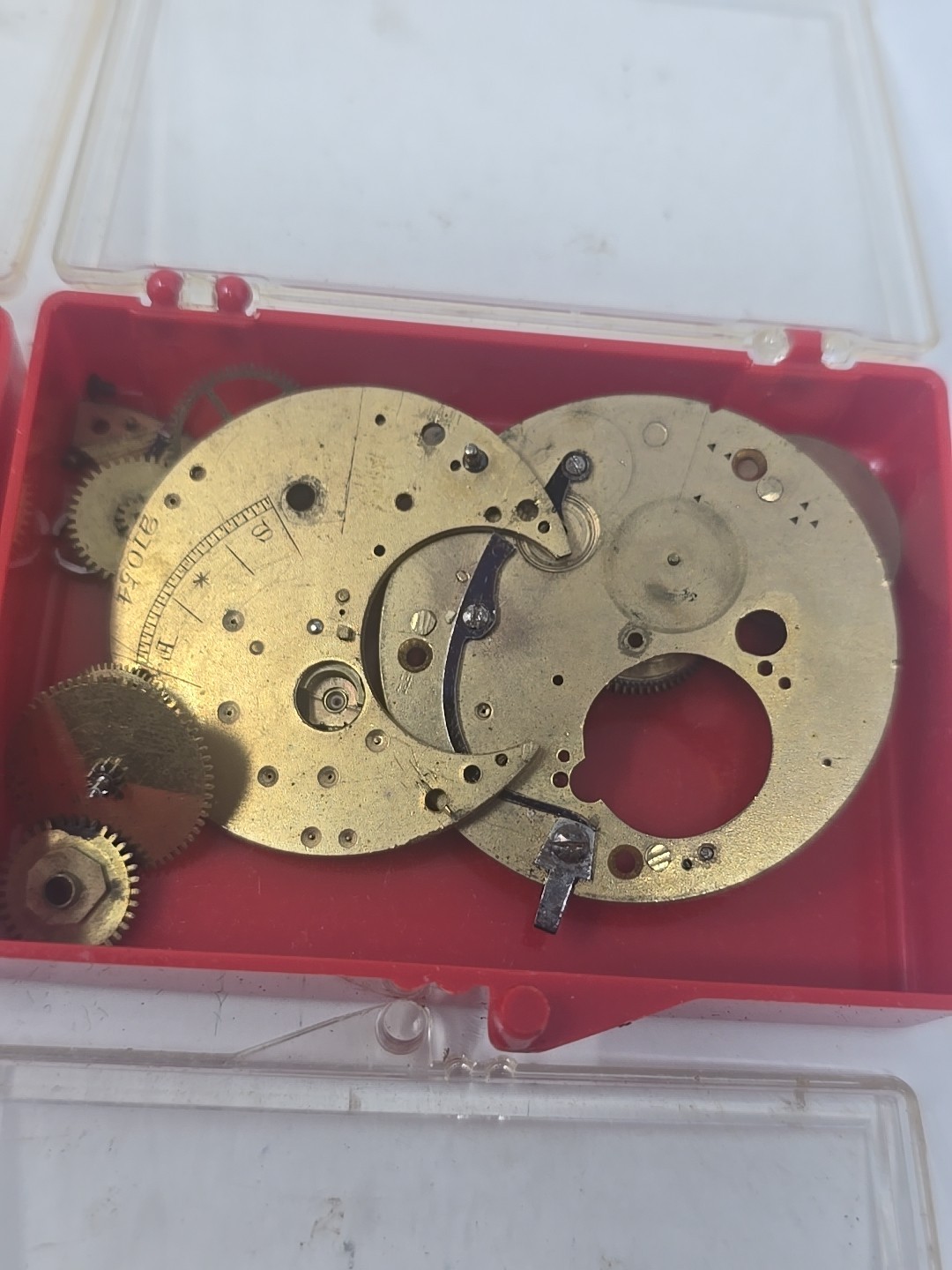 Antique Pocketwatch Watch Parts and REPAIR Lot London SteamPunk Crafts NO RETURN