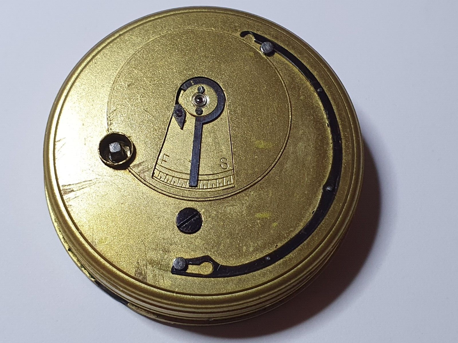 vintage John Forrest key winding pocket watch movement only x1