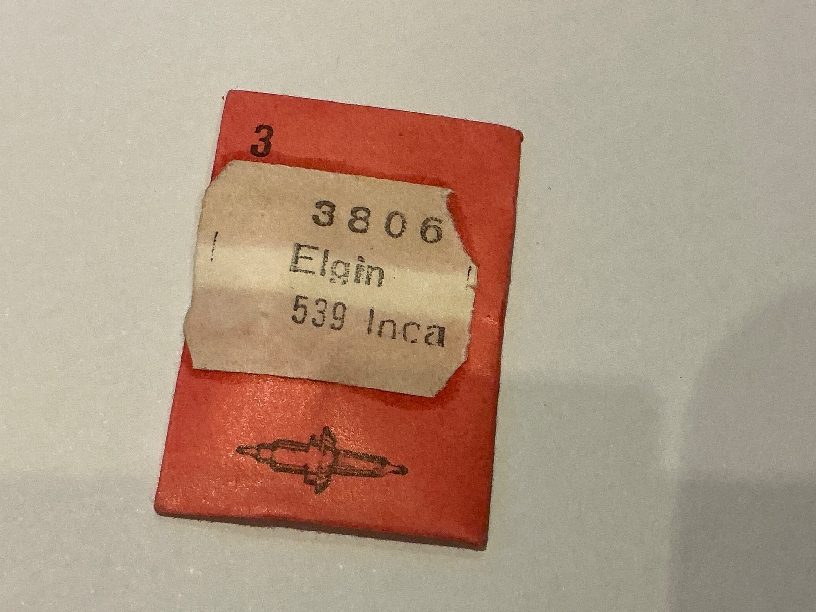 NOS watchmakers Elgin 539 Inca balance staff Swiss made DCN X3 staffs