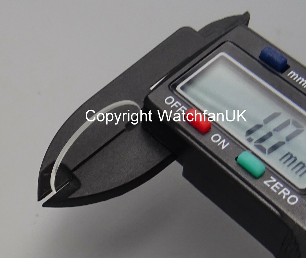 1mm Thick Flat Mineral Watch Crystal Lens Glass 17mm-40mm Fits Seiko Citizen etc