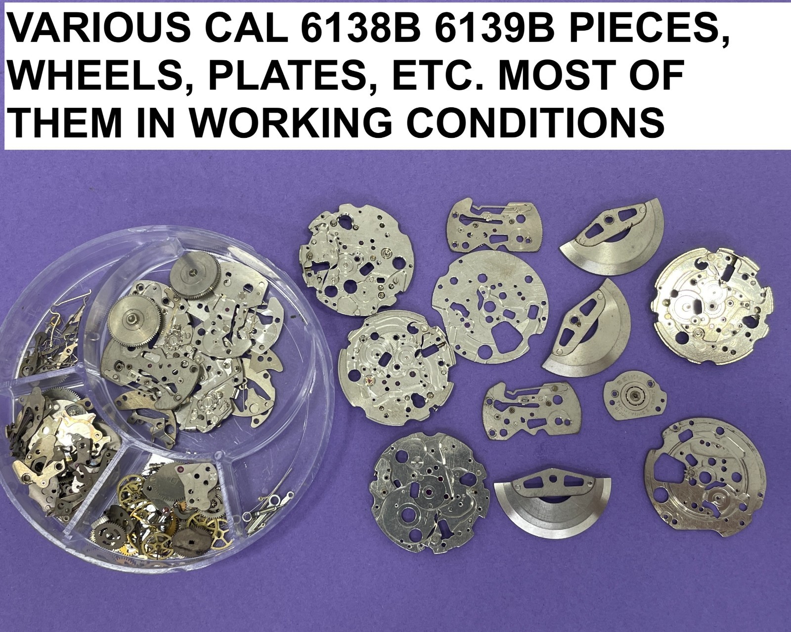 LOT OF SEIKO PARTS WHEEL HANDS DIALS CRYSTALS NOS & USED CONDITION SHIP FROM USA