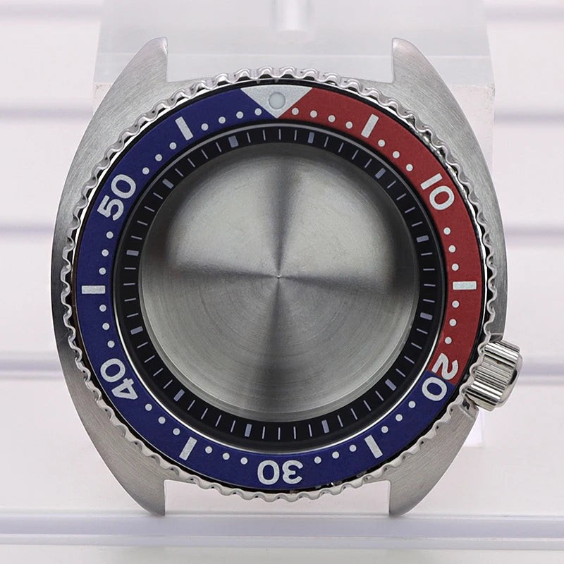 45mm Men’s Watch Case With Chapter Ring For Mod Abalone NH35 NH36 NH34/38 4R36