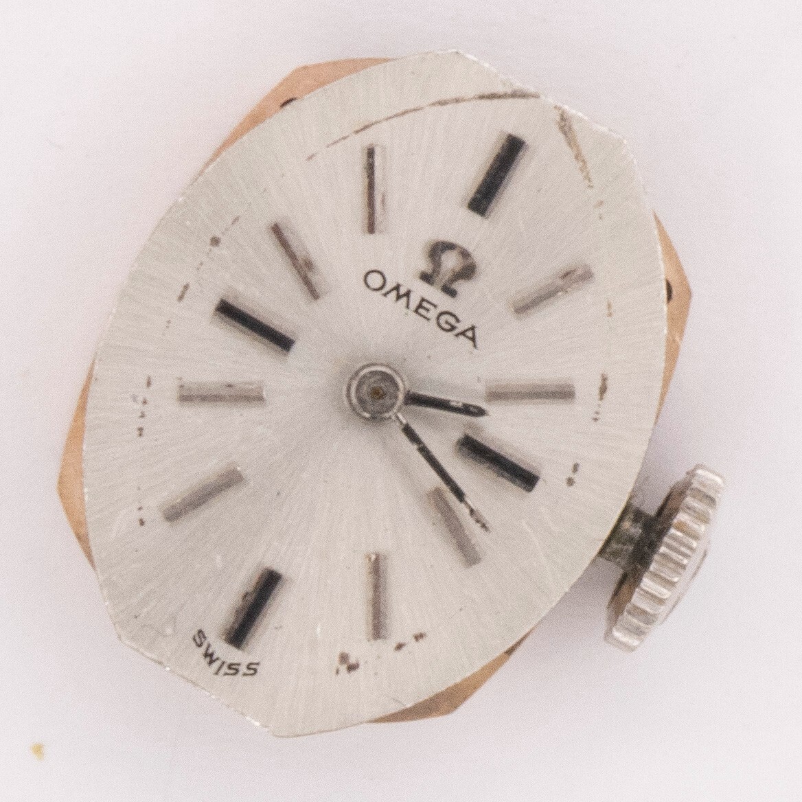 Vintage Omega Caliber 483 17-Jewel 2-Adjustment Wristwatch Movement, Runs