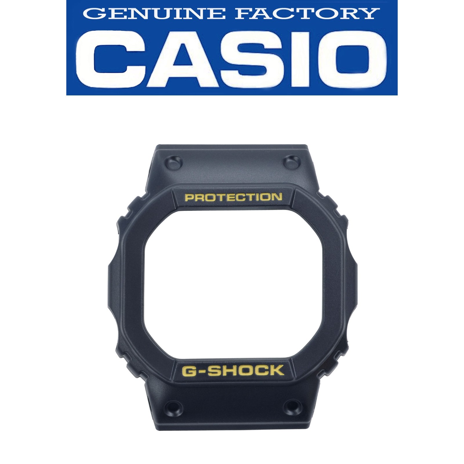 Genuine CASIO G-SHOCK Watch Band Bezel Shell DW-5035D-1B Black Rubber Cover