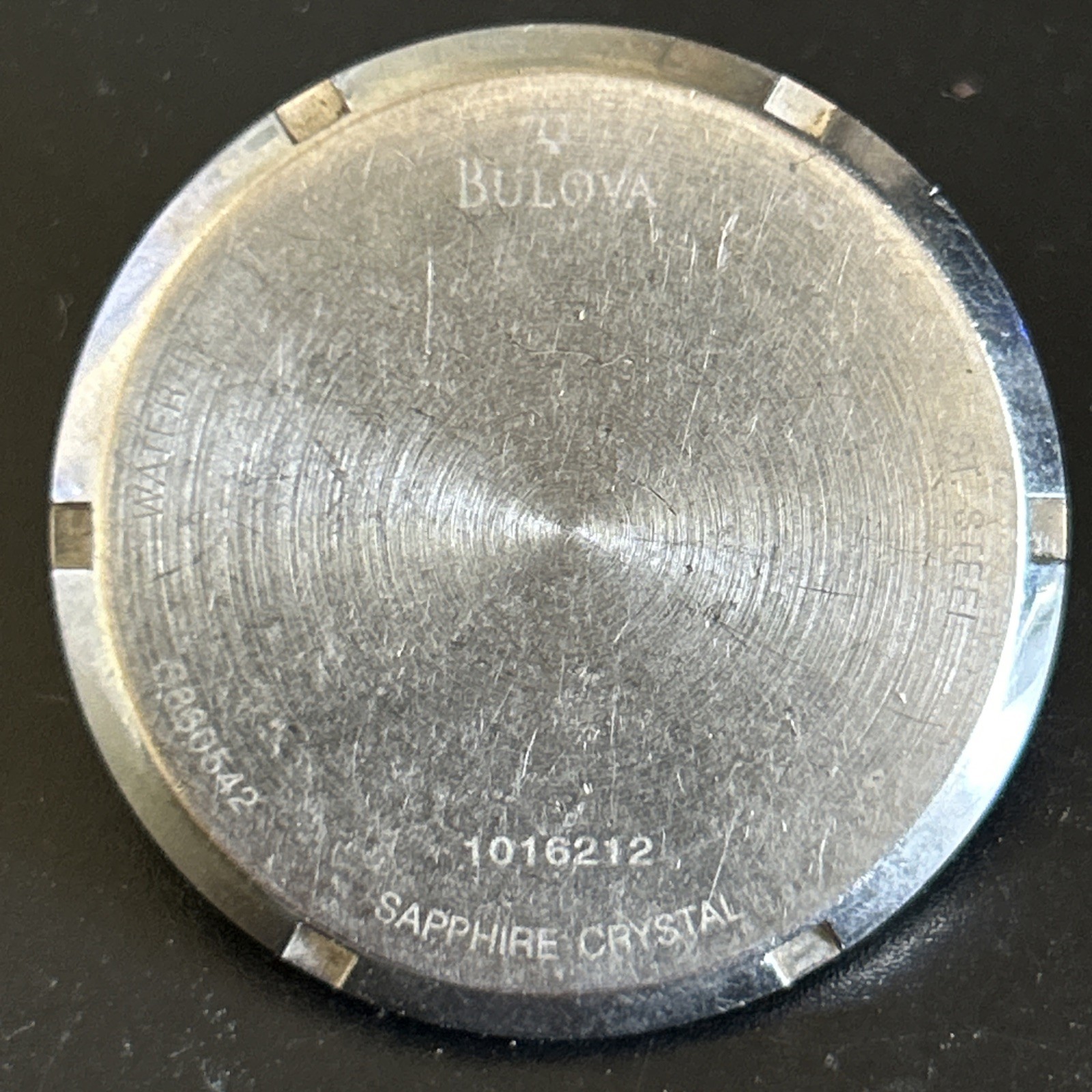 BULOVA C860542 Chronograph Watch Caseback