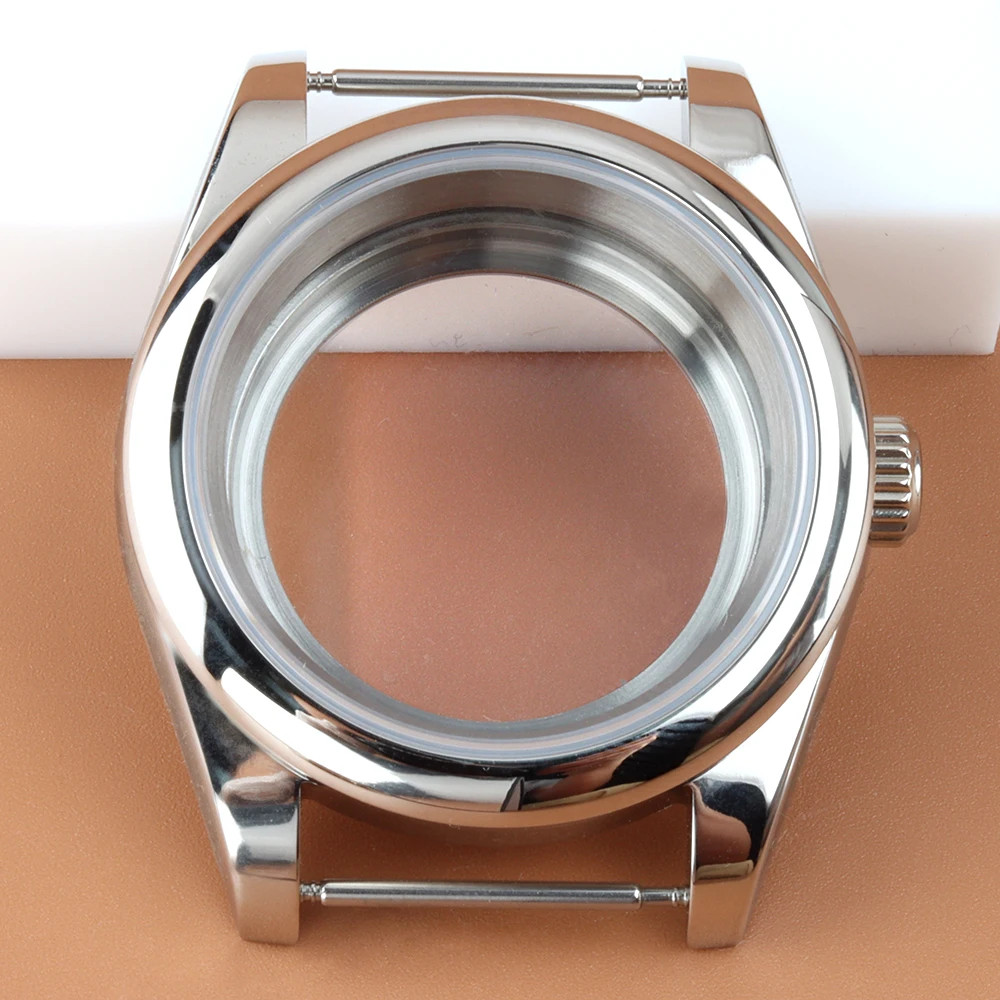 NH35 Round/Flat Edge 36mm/39mm Watch Case Fit NH35 NH36 Movement 28.5mm Dial